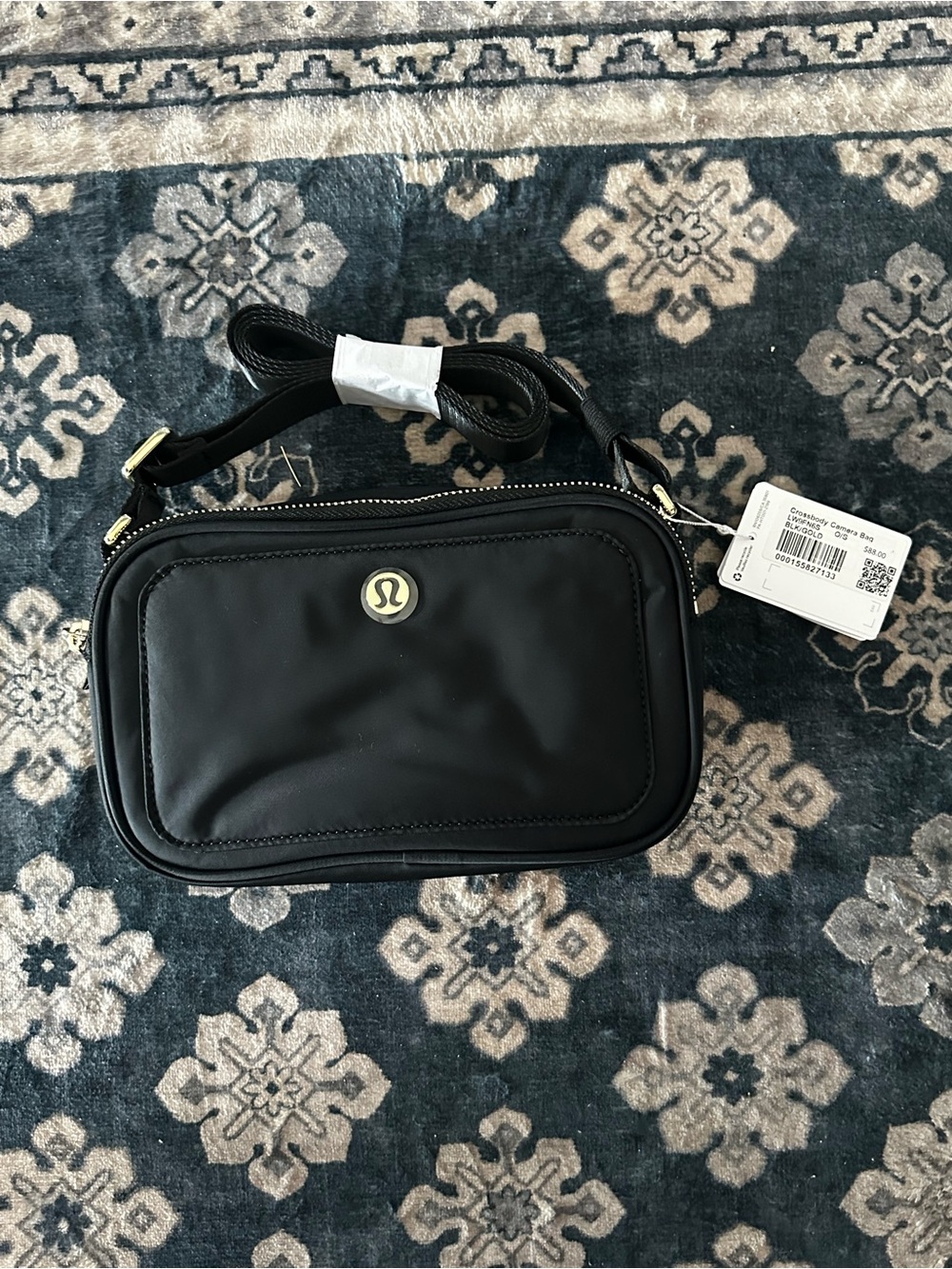 Lululemon Crossbody Camera Bag - Black/Gold - NWT - SOLD OUT